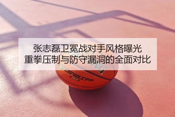张志磊卫冕战对手风格曝光 重拳压制与防守漏洞的全面对比