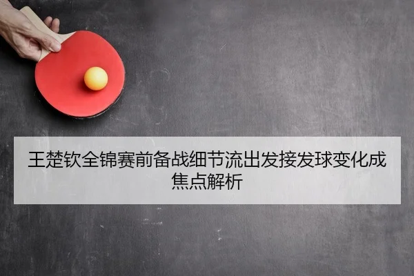 王楚钦全锦赛前备战细节流出发接发球变化成焦点解析